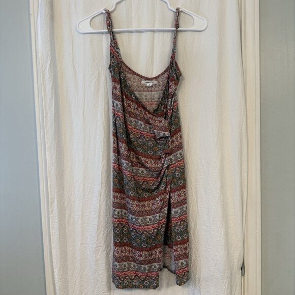 O'Neill Womens Size XS Floral Geometric Print Wrap Dress - Picture 9 of 15